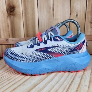 Brooks Women's Blue White Coral Trail Running Shoes